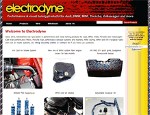 Tablet Screenshot of electrodyne.cc